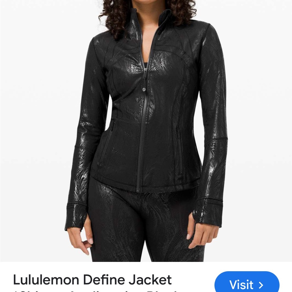 lululemon athletica Shimmering Black Utility Jacket